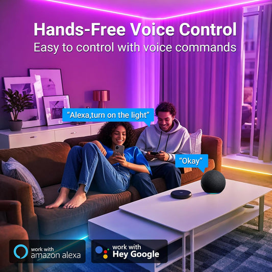 hyrion_Smart_LED_Lights_50_ft/100ft/200_ft,_Voice_Control_Strip_Lights_with_Alexa_and_Google_Assistant,_RGB_Color_Changing,_Music_Sync_WI-FI_Led_Lighting_with_App_Controlled_for_Room_Decor