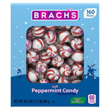 Brach's Soft Peppermint Candy, Individually Wrapped Pieces, 28.2 oz Carton (160 Pieces)