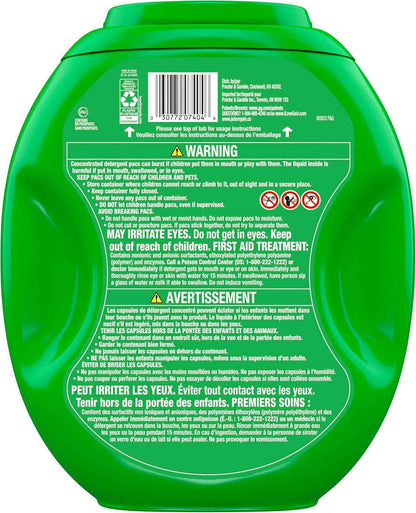 Gain Flings Liquid Washing Detergent Pacs, Now with Odor Defense + Color Guard, Waterfall Delight Scent, 4-In-1 Liquid Laundry Detergent Pods, Clean & Fresh