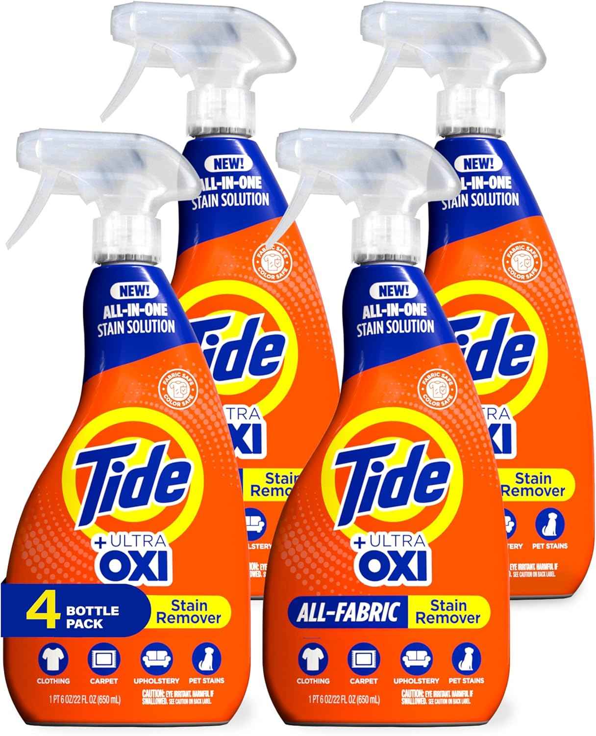 Tide Laundry Stain Remover with Oxi, Rescue Clothes, Upholstery, Carpet and more from Tough Stains, Stain Treater