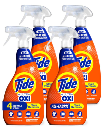 Tide Laundry Stain Remover with Oxi, Rescue Clothes, Upholstery, Carpet and more from Tough Stains, Stain Treater