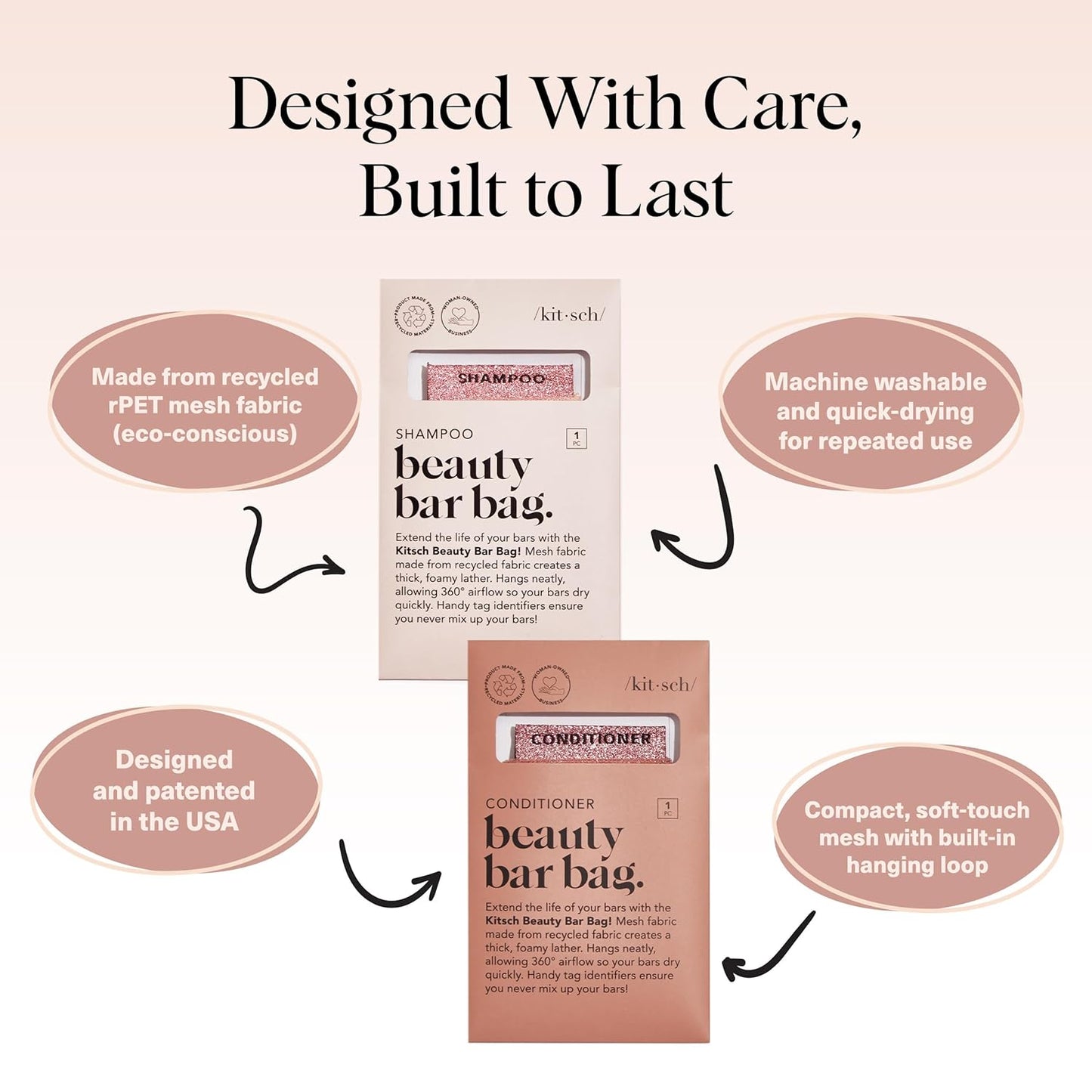 Kitsch_Bar_Soap_Saver_Pouch_–_Patented_Mesh_Soap_Bag_for_Shampoo_and_Conditioner_Bars_-_Extends_Use_&_Prevents_Soggy_Mess_-_Recycled_Beauty_Bar_Bag,_Eco-Friendly_-_2pc_Set,_Blush_&_Terracotta