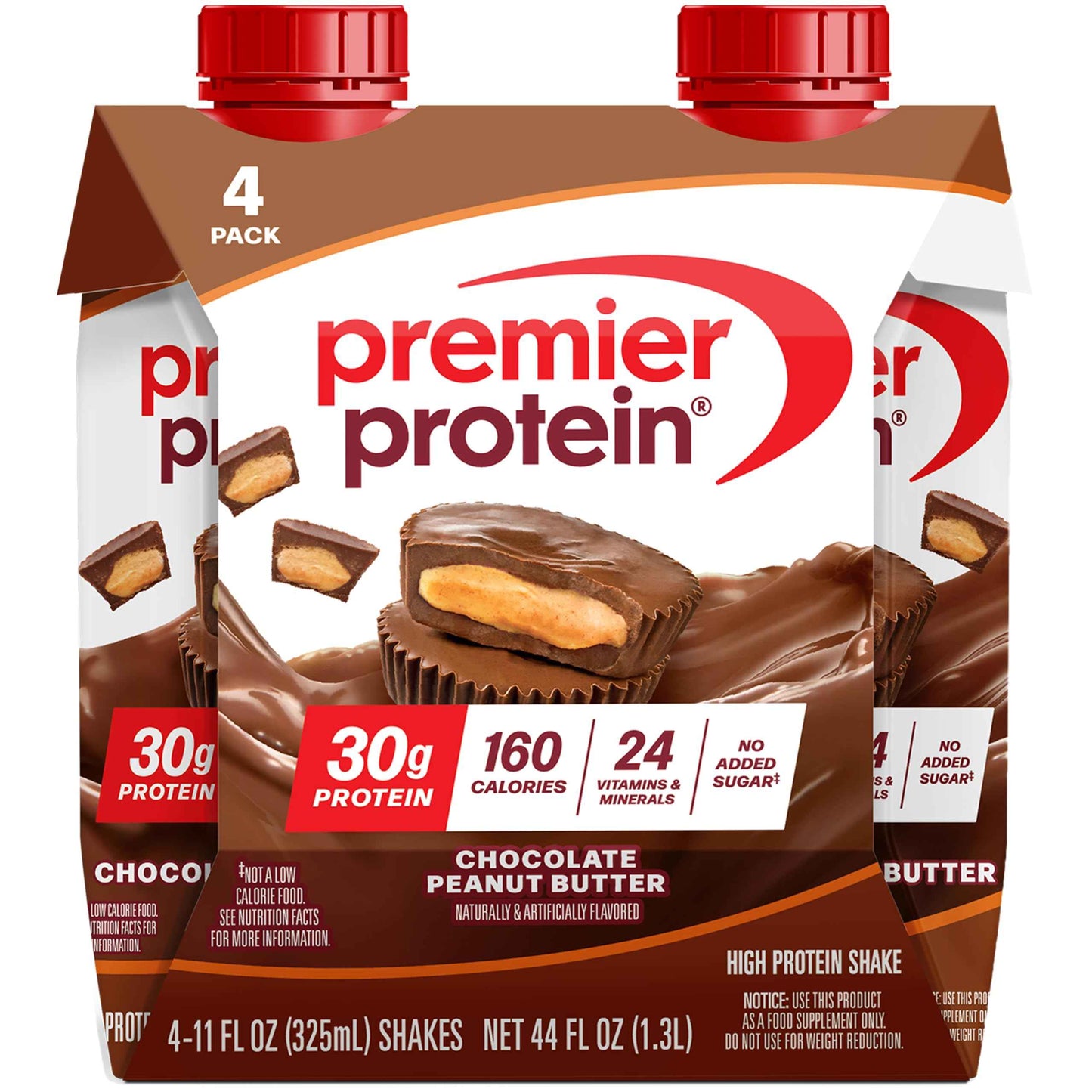 Premier Protein Shake, 30g Protein, No Added Sugar, 24 Vitamins & Minerals to Support Immune Health, Gluten-Free, 11 fl oz