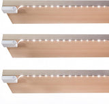 Battery Powered LED Strip Lights, Wireless LED Strip Lights 40 inch x 3 Pack for Kitchen Under Cabinet Lighting, Shelves, Under Counter, Closet, Cordless Click Light, Neutral White/Cool White/Warm White