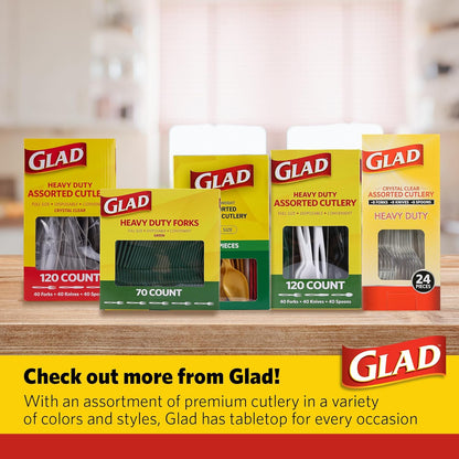 Glad_Clear_Disposable_Cutlery_Set_with_Heavy_Duty_Plastic_Forks,_Knives,_and_Spoons,_Reusable_Dishwasher_Safe_Plastic_Utensils_for_Parties_and_Everyday_Use,_240_Count