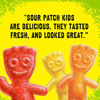 SOUR PATCH KIDS Soft & Chewy Gummy Candy, Bulk Candy, 140 Snack Packs