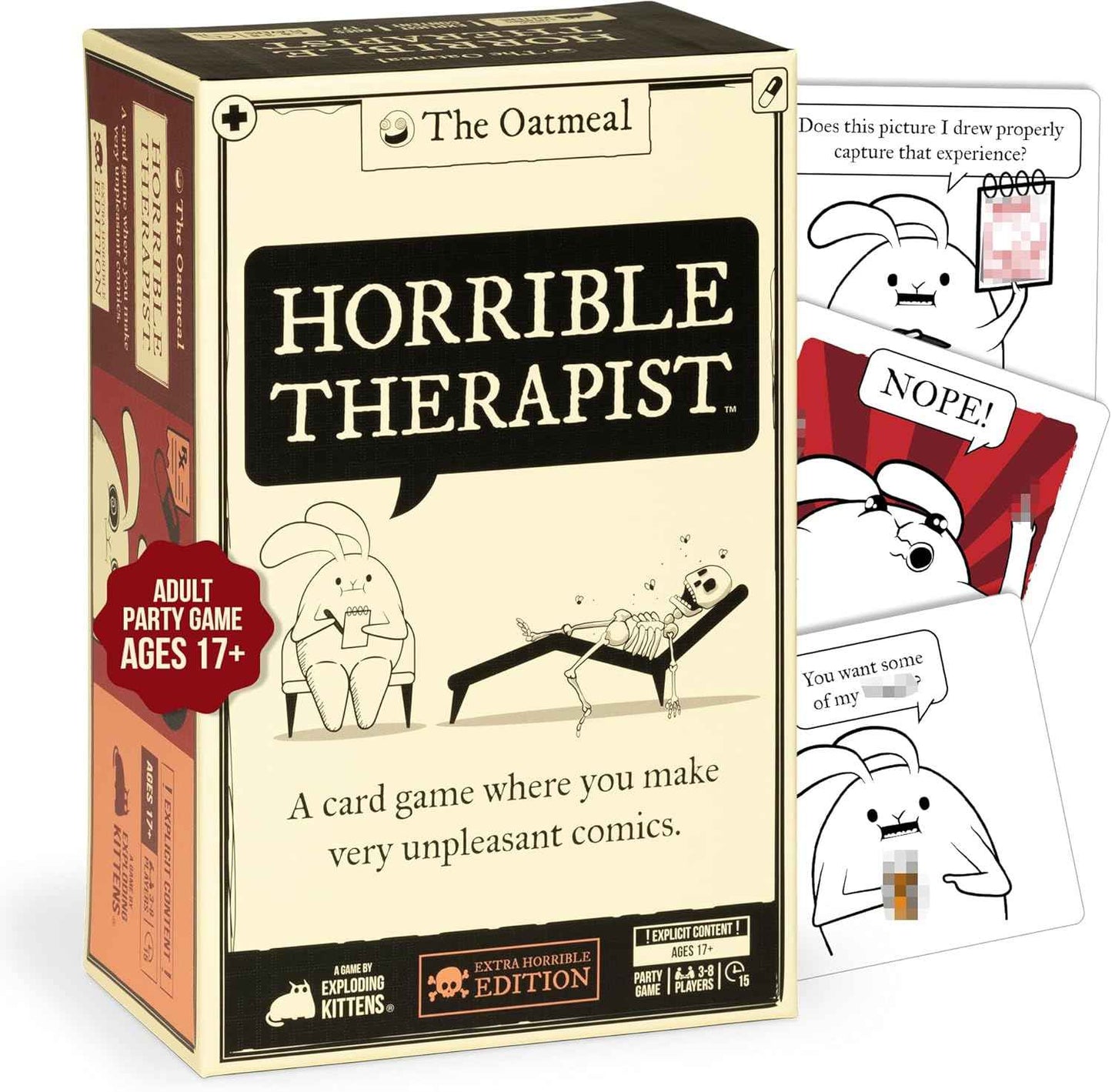 Horrible Therapist: by Exploding Kittens - A Card Game for 3-8 Players, Ages 17+ - Adult Party Game for Family Night