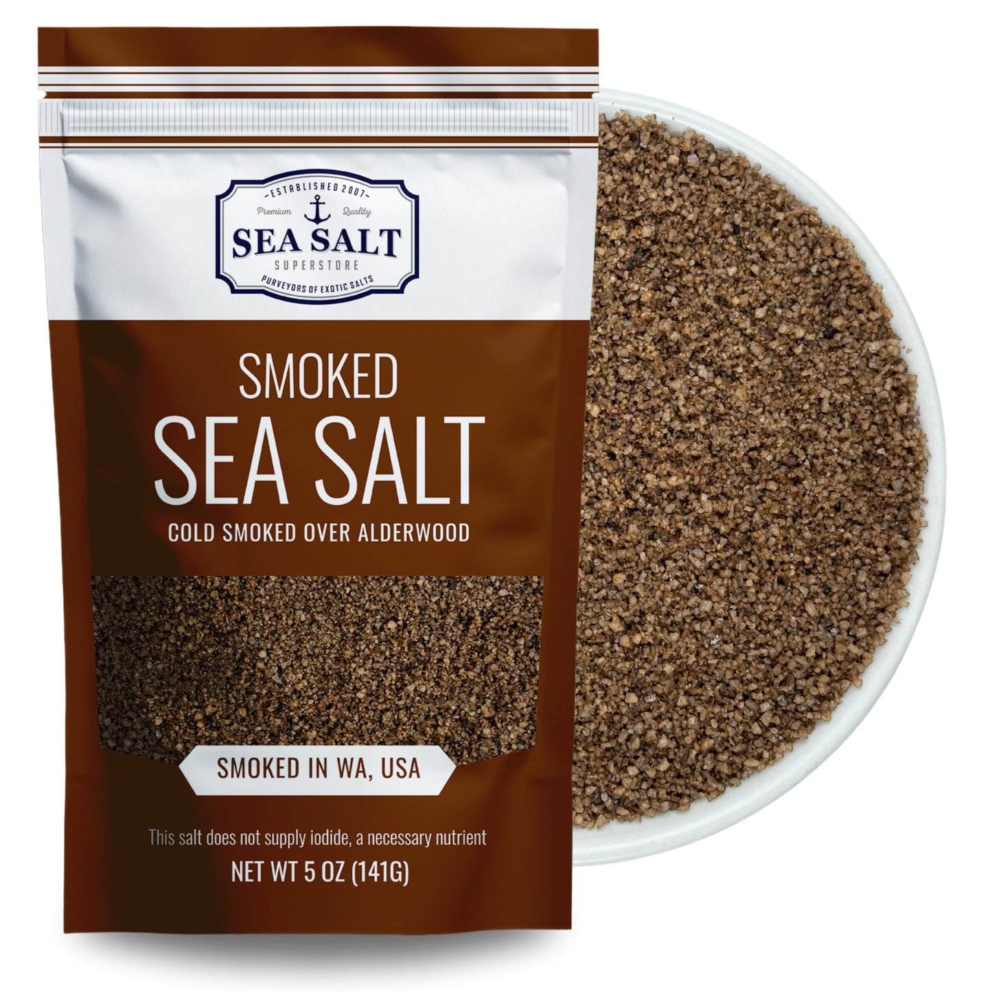 Smoked Sea Salt - 5 Ounce (Pack of 1)