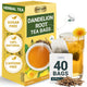 Dandelion Root Tea - 40 Tea Bags (Pack of 1)