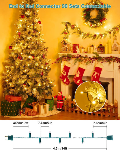 Brightown_LED_Christmas_String_Lights,_14_Feet_50LEDs_Clear_Mini_Lights_Plug_in,_Connectable_Christmas_Tree_Lights_for_Indoor_Outdoor_Bedroom_Wreath_Garland_Holiday_Party_Wedding_Christmas_Decoration