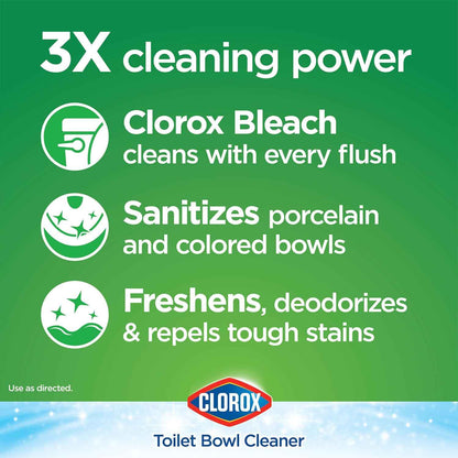Clorox Ultra Clean Toilet Tablets Bleach