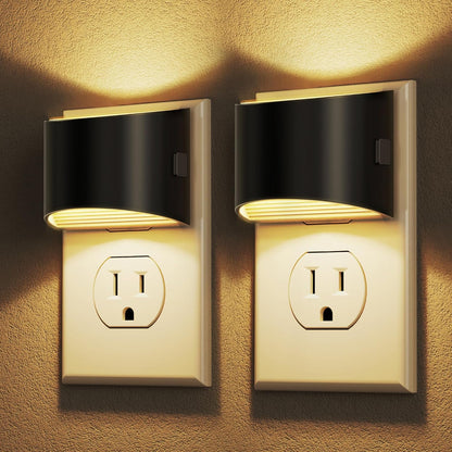 DORESshop_LED_Night_Light[2_Pack],_Night_Lights_Plug_into_Wall,_3_Level_Brightness_Adjustable_Plug_in_Night_Light,_Dusk_to_Dawn_Sensor,_Nightlights_for_Adults,_Bedroom,_Bathroom,_Hallway