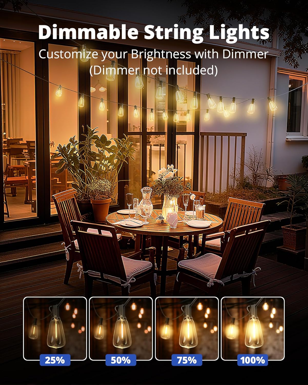 VIPAR_Outdoor_String_Lights_LED_Patio_Lights_IPX5_Waterproof_with_10+1_ST38_Shatterproof_Edison_Bulbs,_2700K_Connectable_Outside_Hanging_Light_for_Porch,_Garden,_Backyard,_Deck,_Balcony,_E12_Base