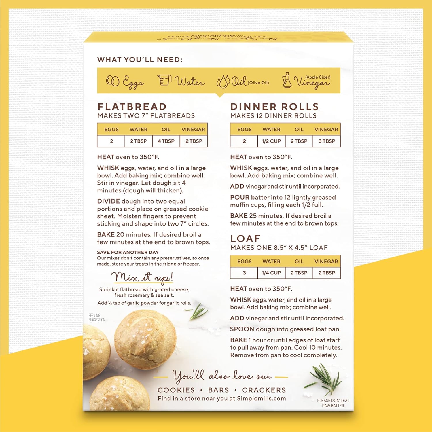 Simple_Mills_Almond_Flour_Baking_Mix,_Artisan_Bread_Mix_-_Gluten_Free,_Plant_Based,_Paleo_Friendly,_10.4_Ounce_(Pack_of_1)