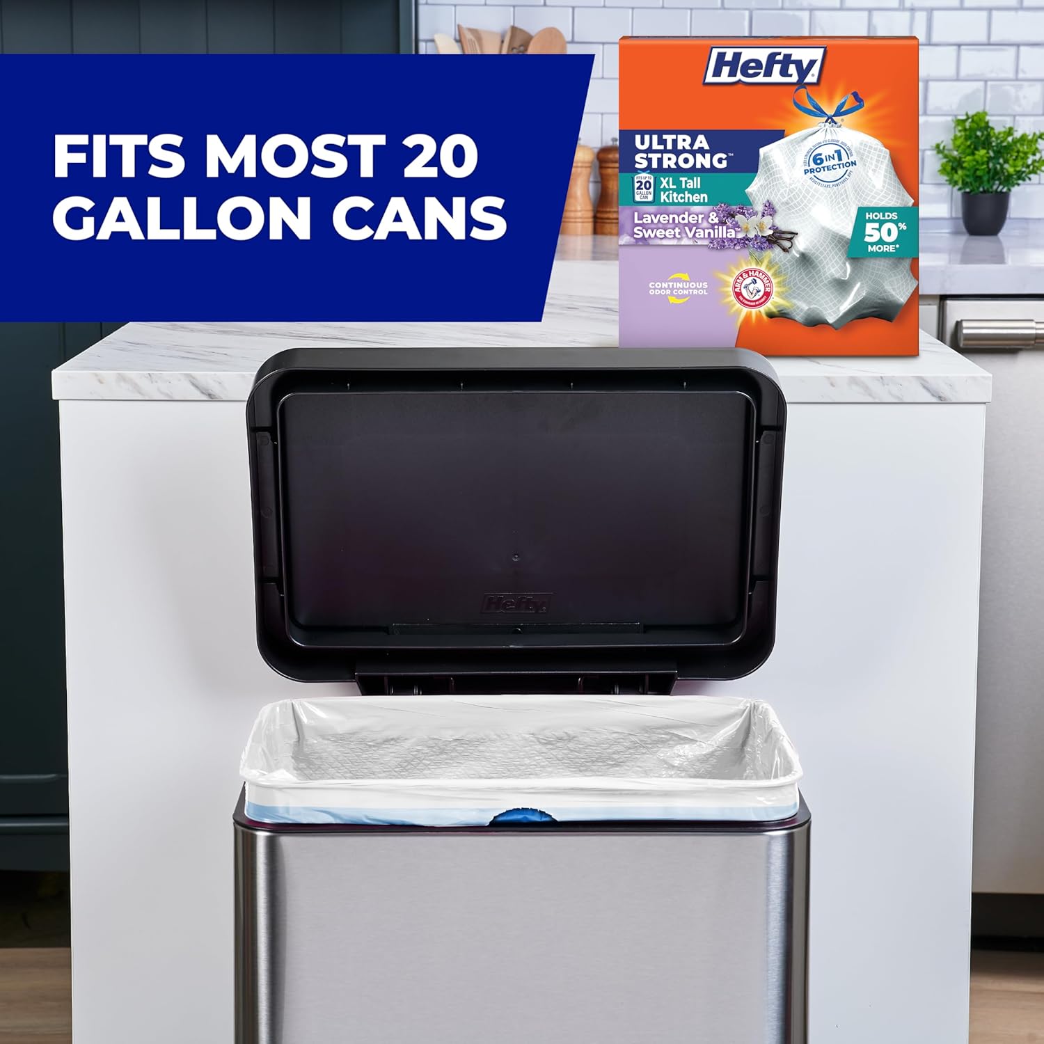 Hefty_Ultra_Strong_20_Gallon_Trash_Bags,_XL_Tall_Kitchen_Trash_Bags_20_Gallon_Size,_Drawstring_Closure,_Continuous_Odor_Control,_White,_Lavender_and_Sweet_Vanilla_Scent,_80_Bags