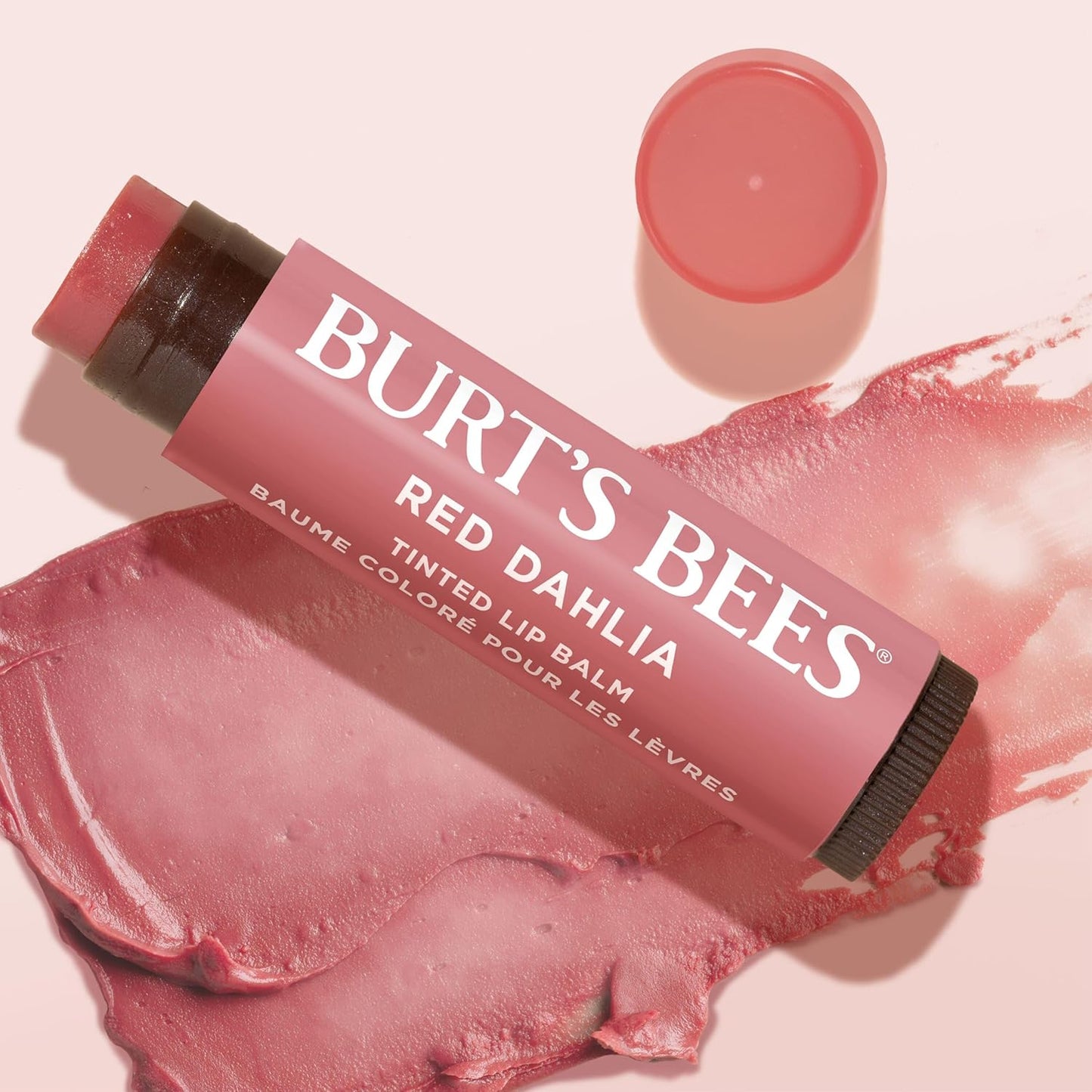 Burt's_Bees_Lip_Tint_Balm_with_Long_Lasting_2_in_1_Duo_Tinted_Balm_Formula,_Color_Infused_with_Deeply_Hydrating_Shea_Butter_for_a_Natural_Looking_Buildable_Finish,_Fiery_Red_Dahlia_(2-Pack)