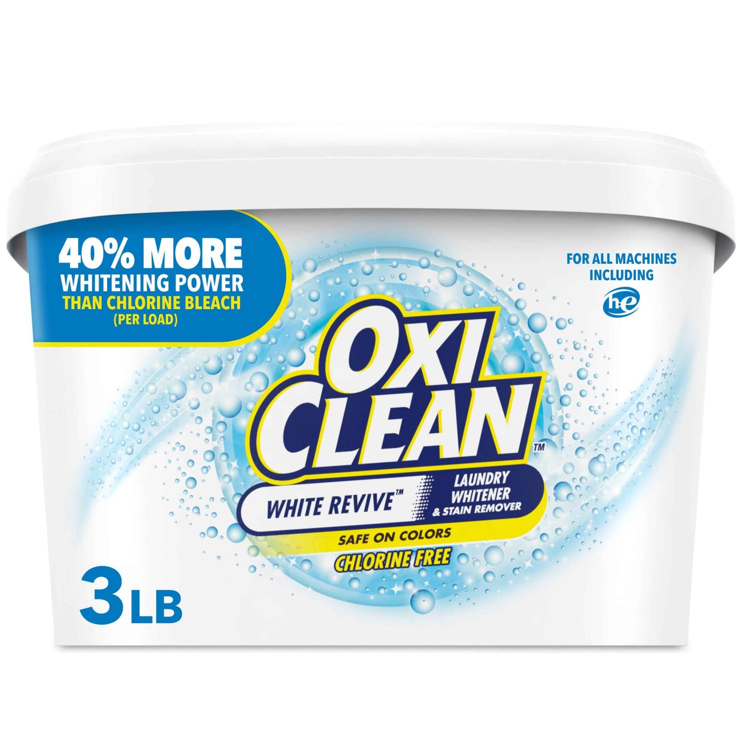 OxiClean White Revive Laundry Whitener and Stain Remover Powder, Alternative to Bleach for Laundry