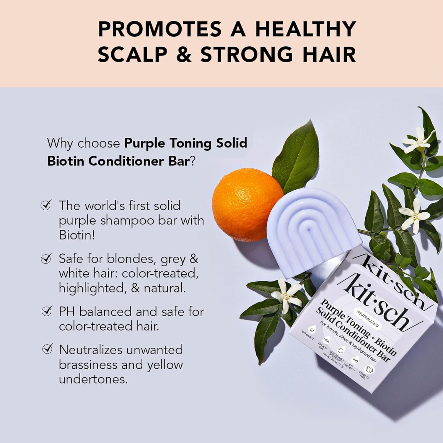 Kitsch_Toning_Purple_Conditioner_For_Blondes_&_Color_Treated_Hair_-_Conditioner_Bar_For_Women_&_Men_-_With_Biotin_for_Strengthening_&_Neutralizing_Brassy_Tones_-_Vegan,_Silicone_&_Sulfate_Free_-_2.7oz