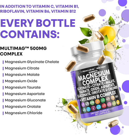 Clean_Nutraceuticals_Magnesium_Complex_with_Magnesium_Glycinate_Citrate_Malate_Oxide_Taurate_Aspartate_Orotate_&_Mag_Chloride,_Zinc_Copper_Manganese_&_Vitamin_C_B1_B2_B6_B12_Complex_-_1Pack