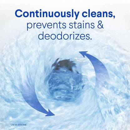 Clorox Ultra Clean Toilet Tablets Bleach & Blue, Rain Clean Scent, 2.47 Ounces Each