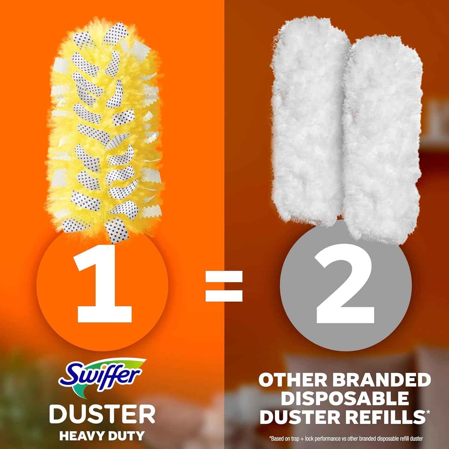 Swiffer Dusters Heavy Duty Multi-Surface Duster Refills for Cleaning, Unscented