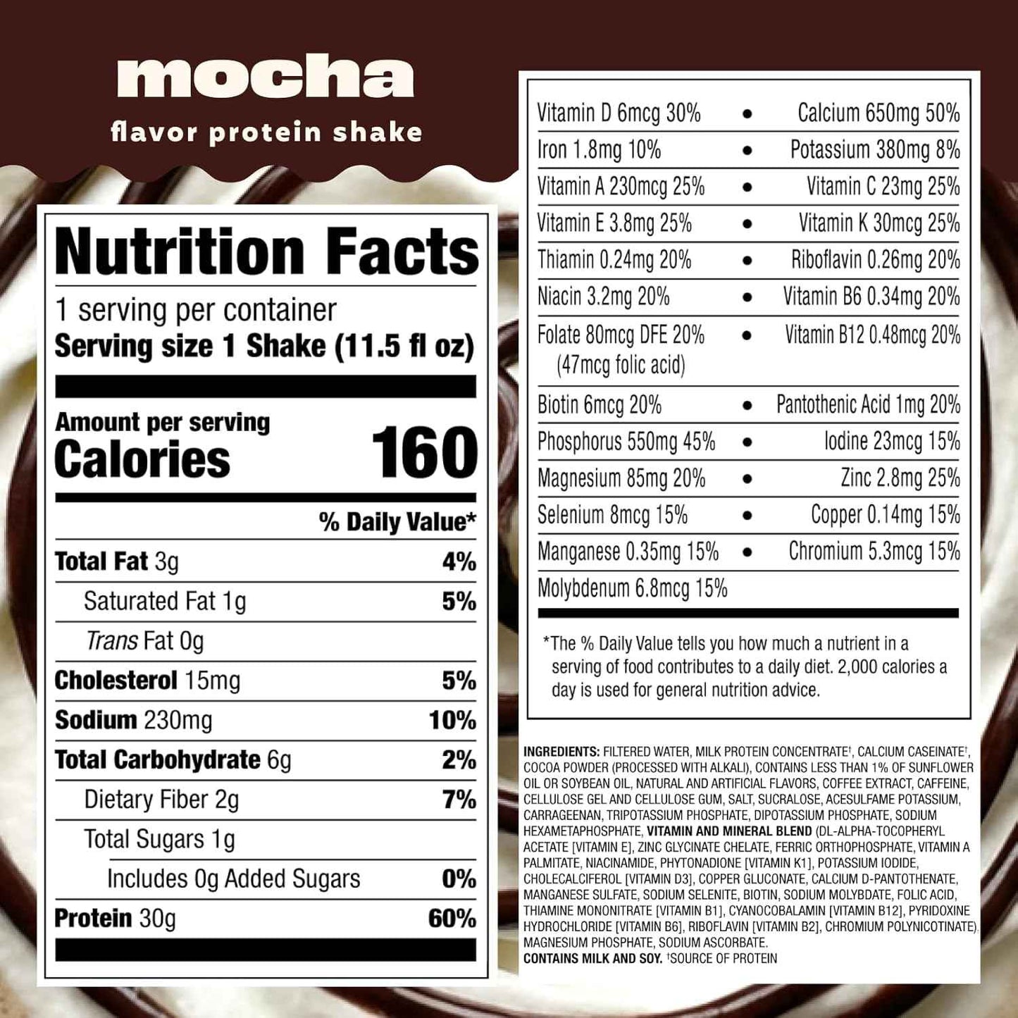 Premier Protein COFFEEHOUSE Protein Shake with Caffeine for Energy – 30g Protein, No Added Sugar, 24 Vitamins & Minerals, 11.5 fl oz, 12 Pack