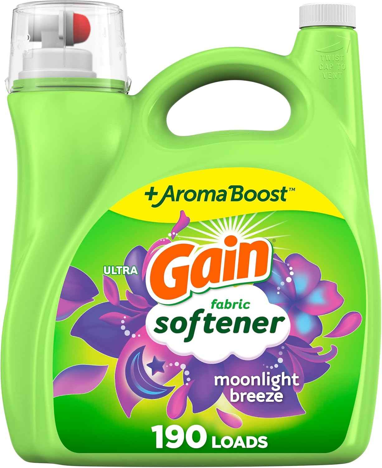 Gain Moonlight Breeze Fabric Softener, Smooth Touch Laundry Conditioner Liquid