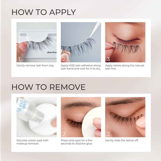KISS My Lash But Better, False Eyelashes, 12mm, Includes 1 Pair Of Lash, Easy to Apply, Reusable Lash Clusters