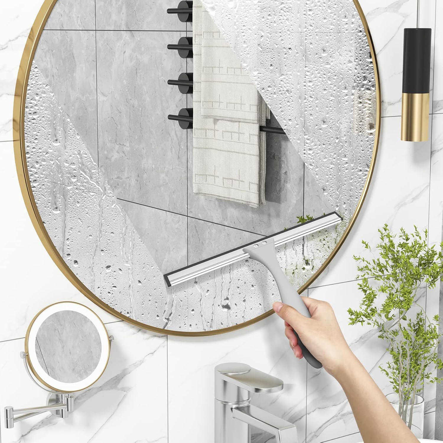AmazerBath_Squeegee_for_Shower_Glass_Door,_All-Purpose_Squeegee_with_Hook_for_Shower_Doors,_Windows,_Mirrors,_Tiles_and_Car_Glass,_10_Inches
