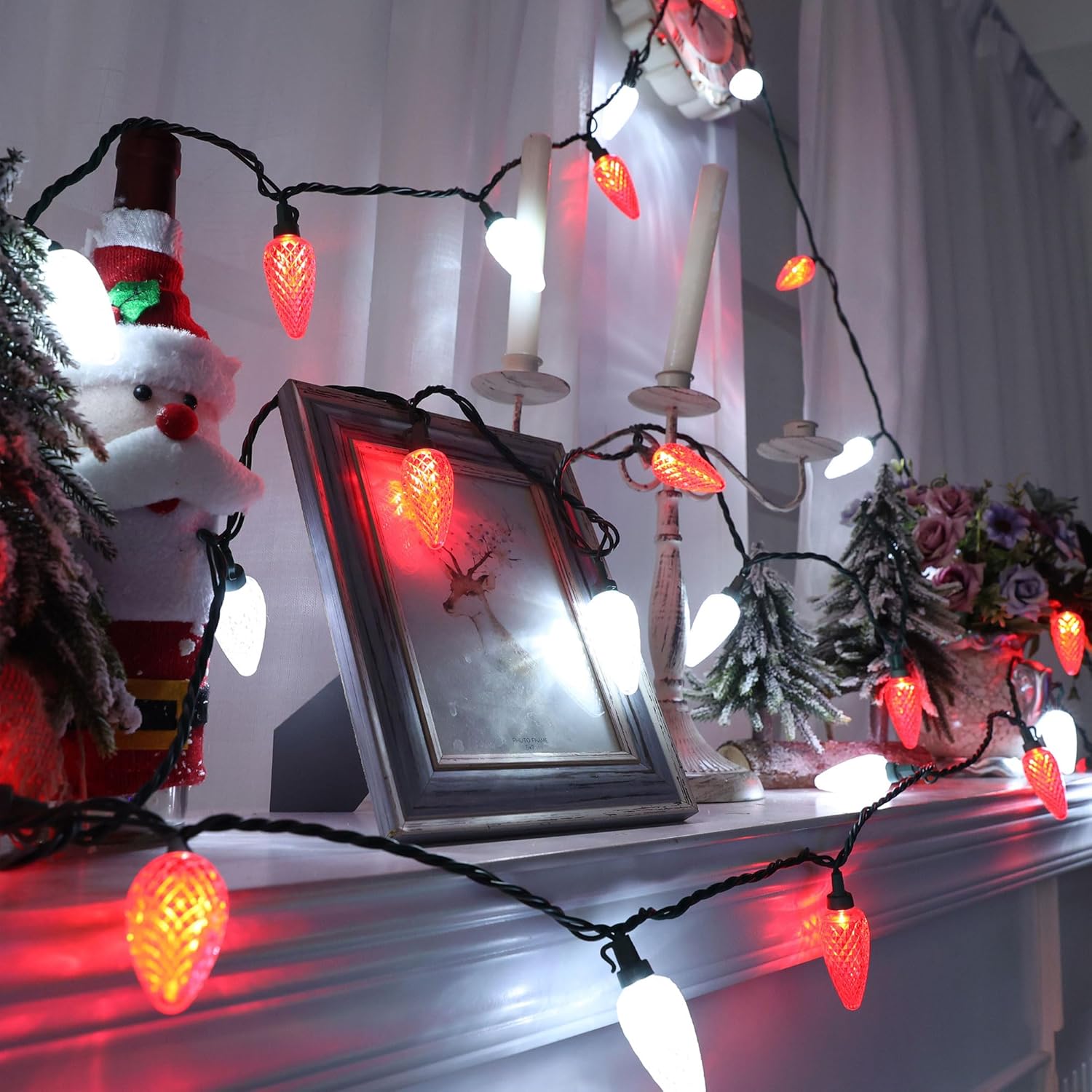 Brizled_100_LED_C9_Red_&_White_Christmas_Lights,_66FT_Faceted_Christmas_Lights,_Connectable_Outdoor_Strawberry_String_Light,_120V_UL_Certified_Indoor_Xmas_Light_for_Tree_House_Garden_Party_&_Holiday