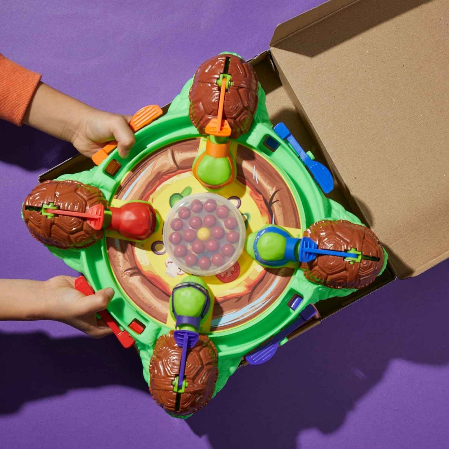 Hungry Hungry Hippos: Teenage Mutant Ninja Turtles Edition Game | Ages 4 and Up | 2 to 4 Players | Kids Board Games | Gifts for Preschoolers | Easter Gifts for Boys and Girls (Amazon Exclusive)
