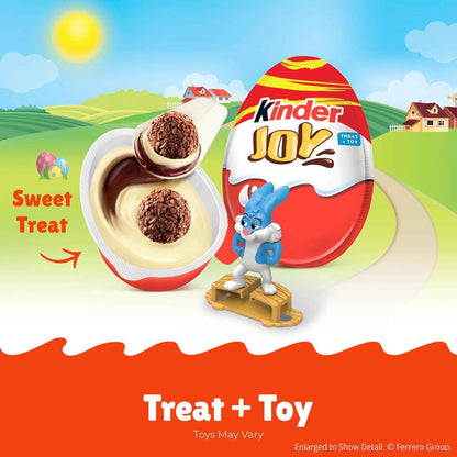 Kinder Joy Eggs, Treat Plus Toy, Chocolatey Wafer Bites, Individually Wrapped, 15 Count, 10.5 oz