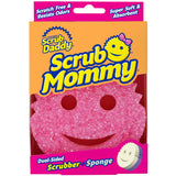 Scrub Daddy Dual Sided Texture Changing Sponge/Scrubber - Super Absorbent Sponge Side - Scrub Mommy (Pink) - 1 Count