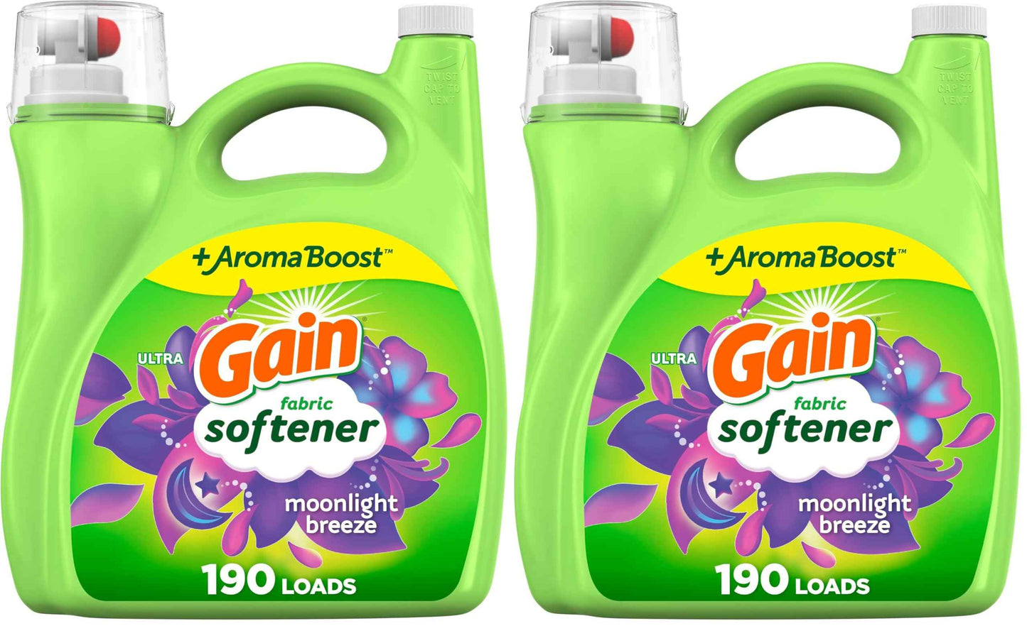 Gain Moonlight Breeze Fabric Softener, Smooth Touch Laundry Conditioner Liquid