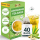Lemongrass Leaf Tea - 40 Tea Bags (Pack of 1)
