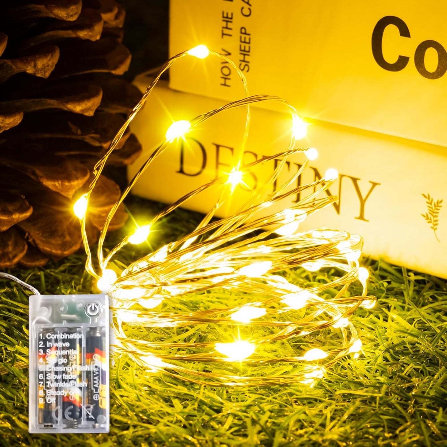 Fairy_Lights_Battery_Operated,_8_Modes_&_Auto_Timer,_Warm_White_16FT_50Led_Mini_Twinkle_Silver_Wire_Mason_Jar_Lights,_Waterproof_Starry_Firefly_for_Parties_(1/2/4_Pack)