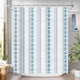 D- Boho Navy+12 Metal Hooks - 72"W x 72"L (Pack of 1)