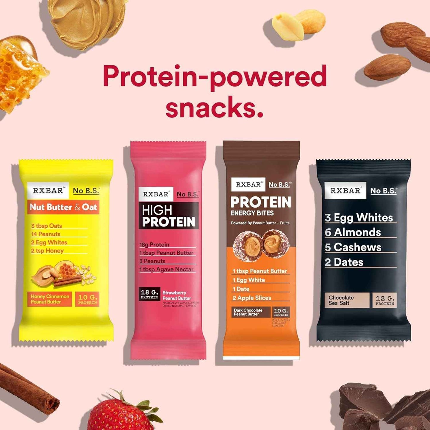 RXBAR Protein Energy Bites, Gluten Free Protein Balls