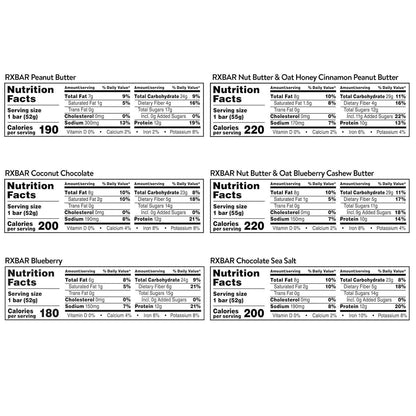 RXBAR Protein Bars, Snack Bars, Variety Pack (12 Count)