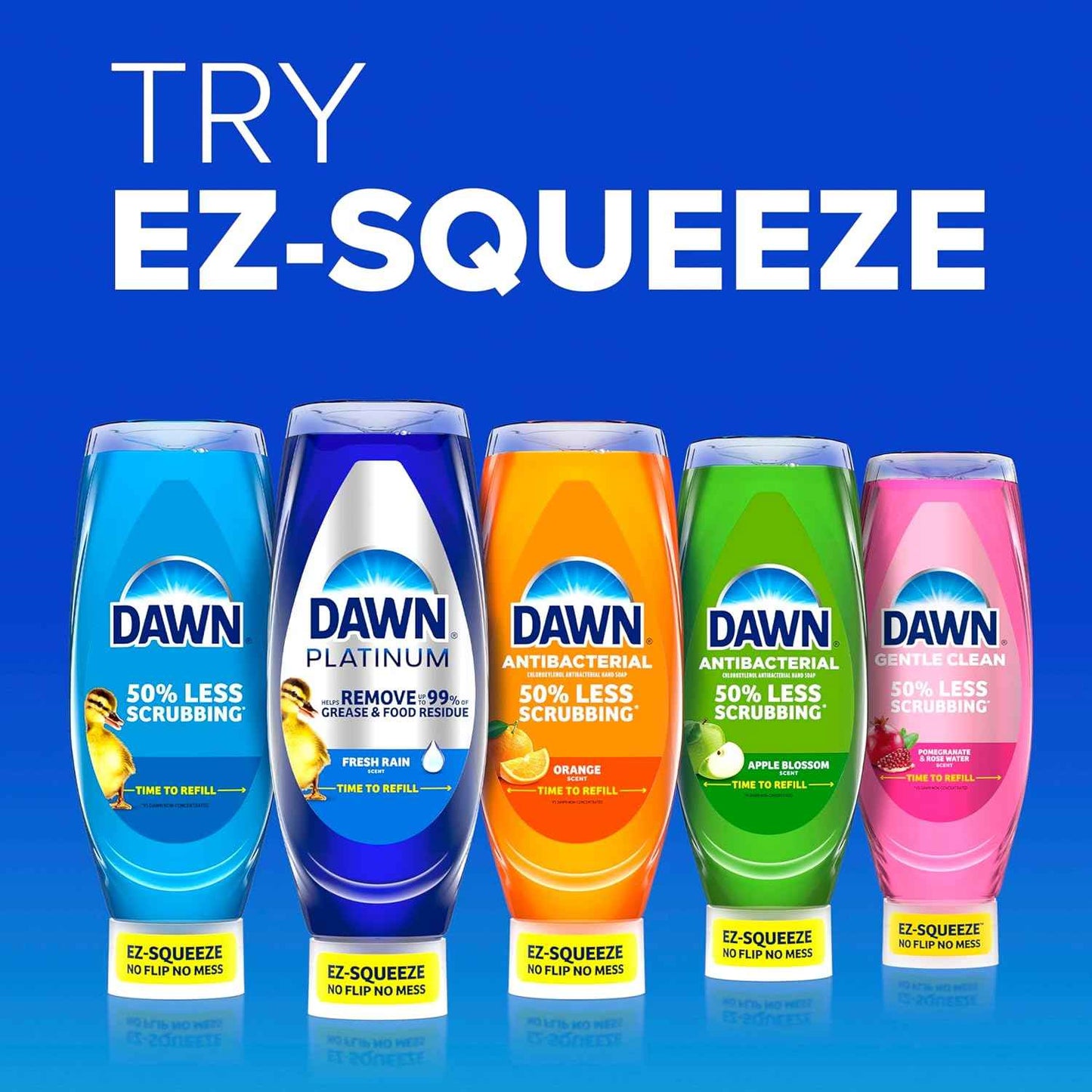 Dawn Ultra EZ-Squeeze Dish Soap, Dishwashing Liquid, Original