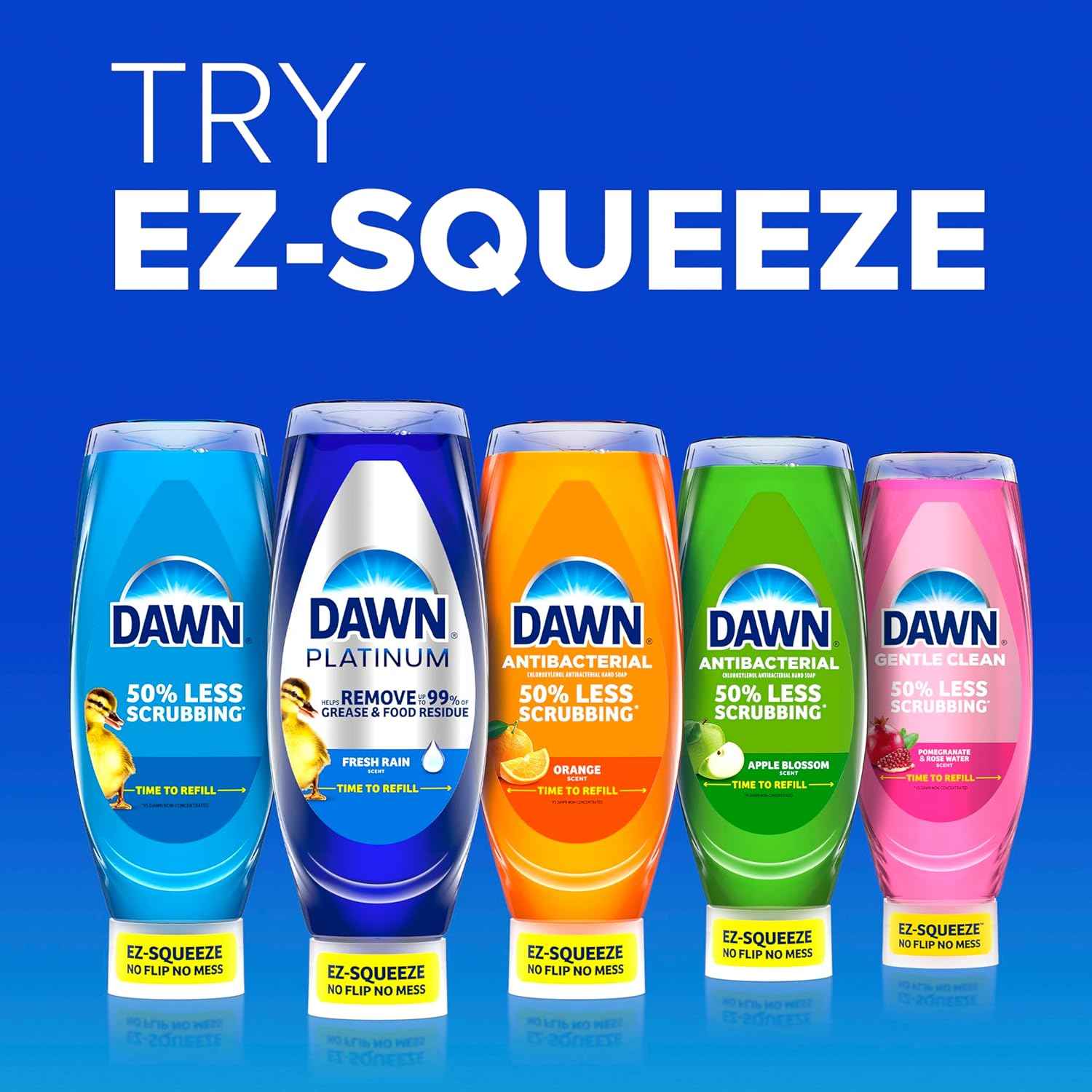 Dawn Ultra EZ-Squeeze Dish Soap, Dishwashing Liquid, Original