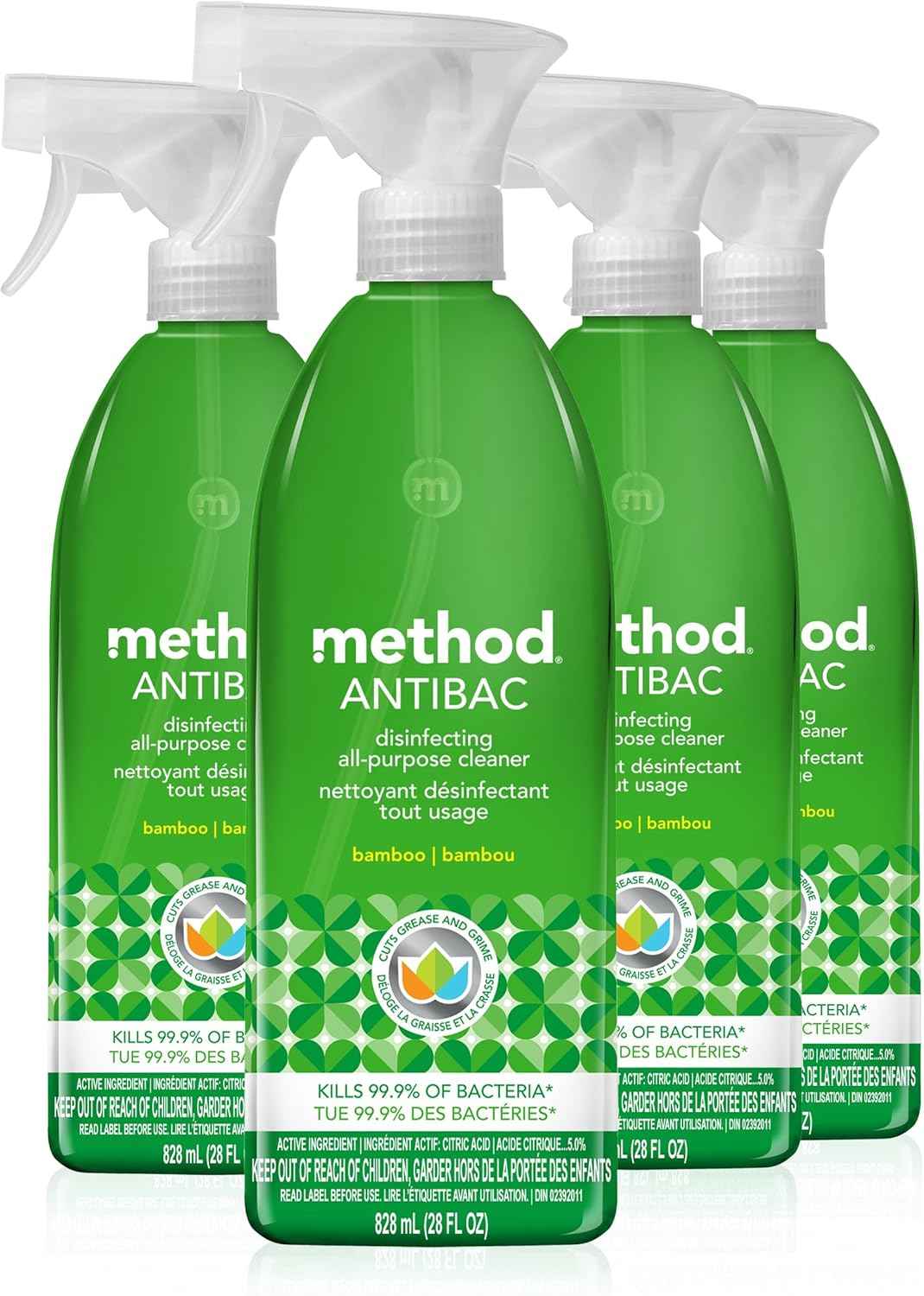 Method Antibacterial All-Purpose Cleaner Spray, Kills 99.9% of Household Germs, 28 Fl Oz
