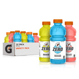 Gatorade G Zero Thirst Quencher, 20oz Bottles (12 Pack)