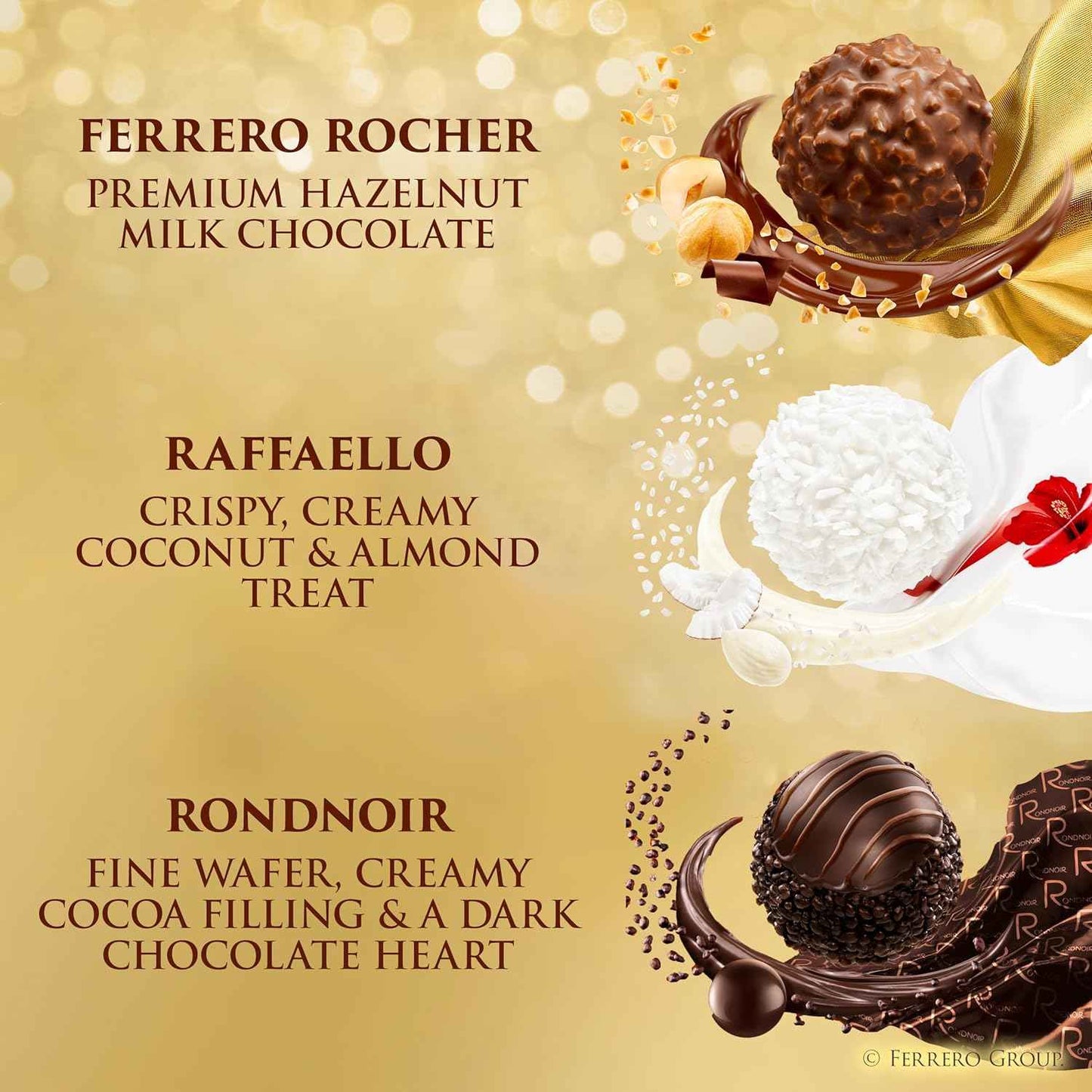 Ferrero Collection Gourmet Gift Box, Dark Chocolate and Coconut