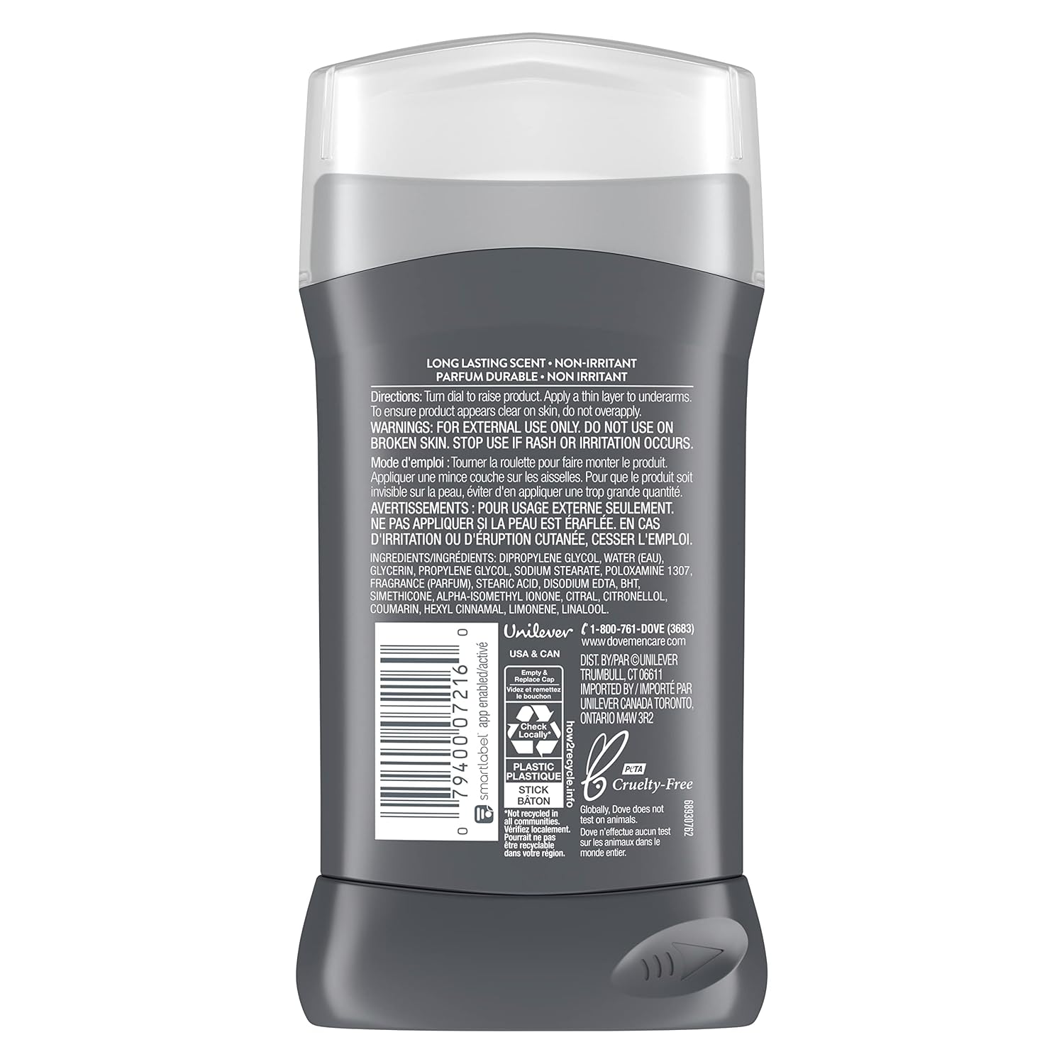 Dove_Men+Care_Deodorant_Stick_Aluminum-free_formula_with_48-Hour_Protection_Clean_Comfort_Deodorant_for_men_with_Vitamin_E_and_Triple_Action_Moisturizer,_3_Ounce_(Pack_of_1)