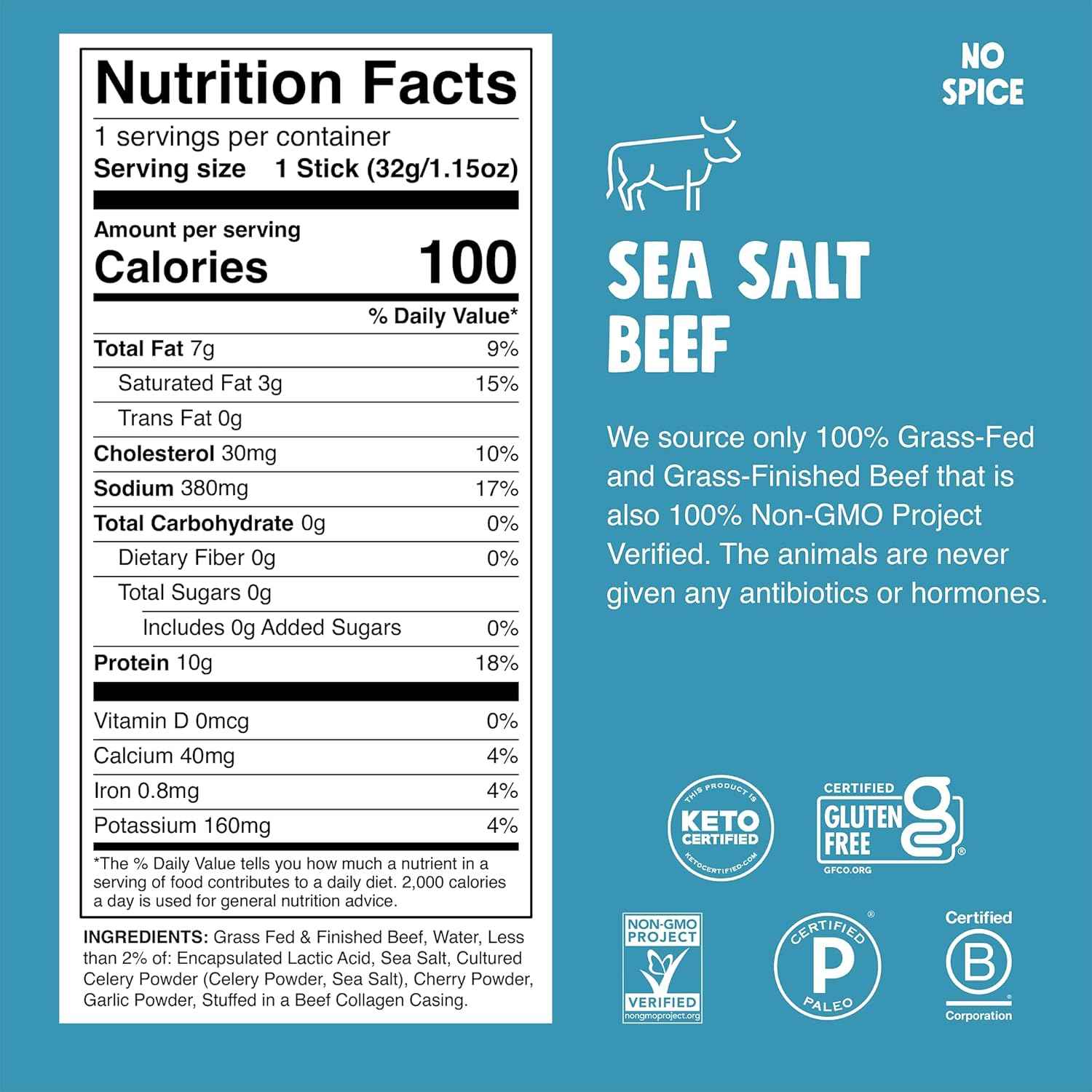 Chomps Trial Pack - Grass-Fed & Finished, Keto, Paleo, Low Carb, Whole30 Approved, Gluten Free, Zero Sugar Food