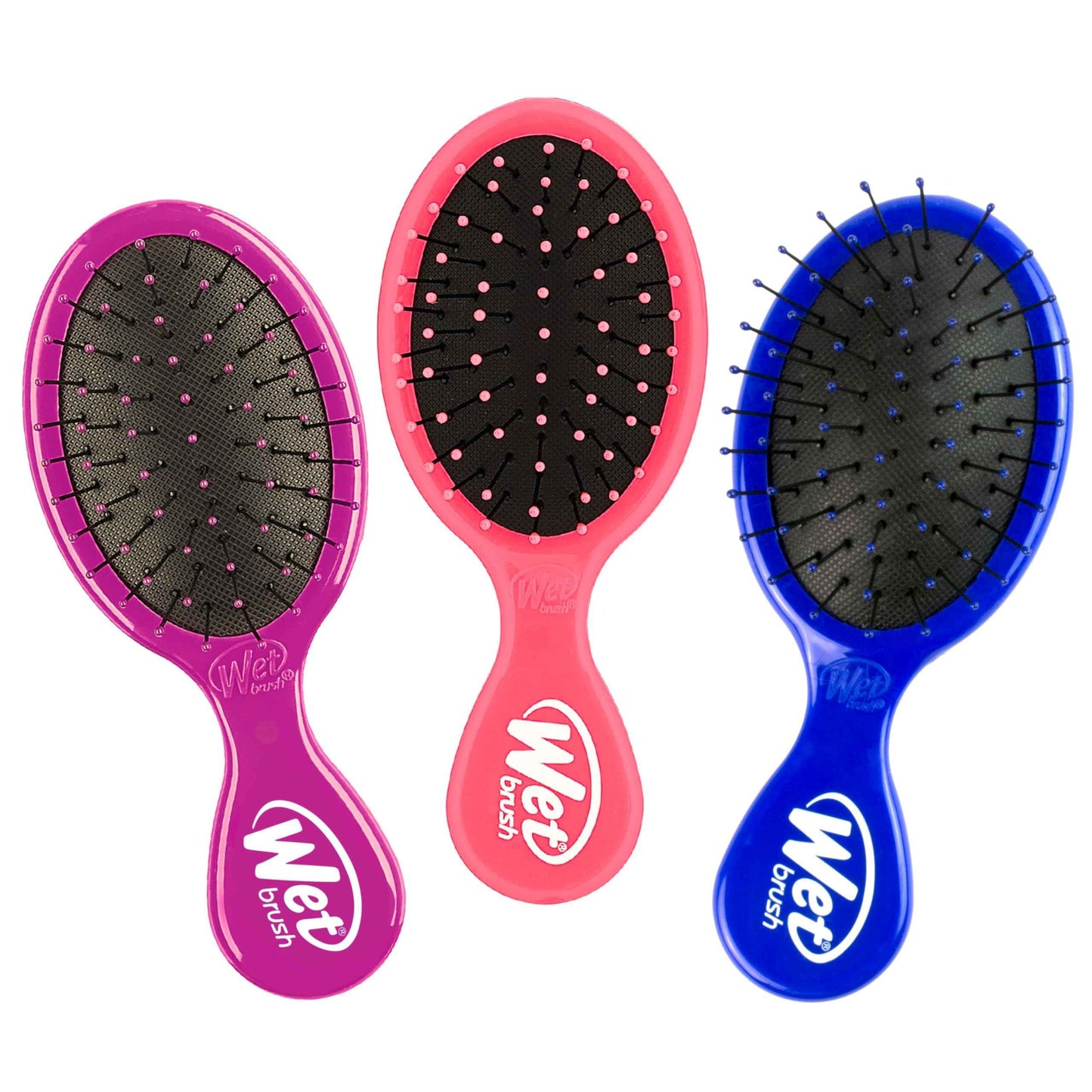 Wet Brush Mini Detangler Hair Brush, Detangling Travel Hair Brush - Ultra-Soft IntelliFlex Bristles Glide Through Tangles with Ease - Pain-Free - All Hair Types