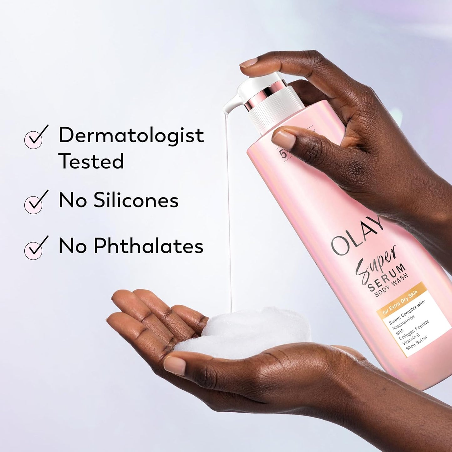 Olay_Super_Serum_Body_Wash_for_Extra_Dry_Skin,_24hr_Long_Lasting_Rich_Hydration,_5+_Ingredient_Complex_for_Bright,_Even,_Firm,_&_Luminous_Skin,_with_Collagen_Peptide,_Vitamin_C_&_Shea_Butter,_20_fl_oz