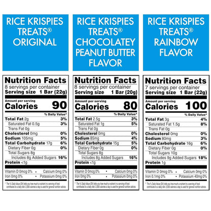 Rice Krispies Treats Crispy Marshmallow and Rice Squares, Lunch Snacks, Kids Snacks