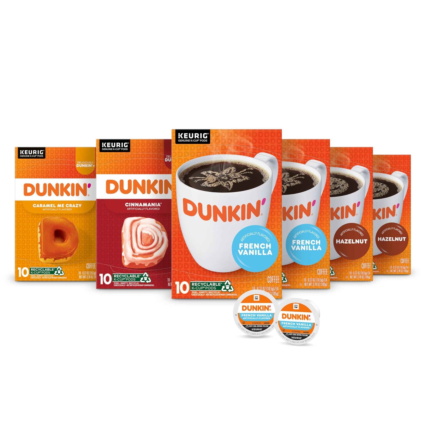Dunkin' Mixed Flavor Coffee, Keurig K-Cup Pods